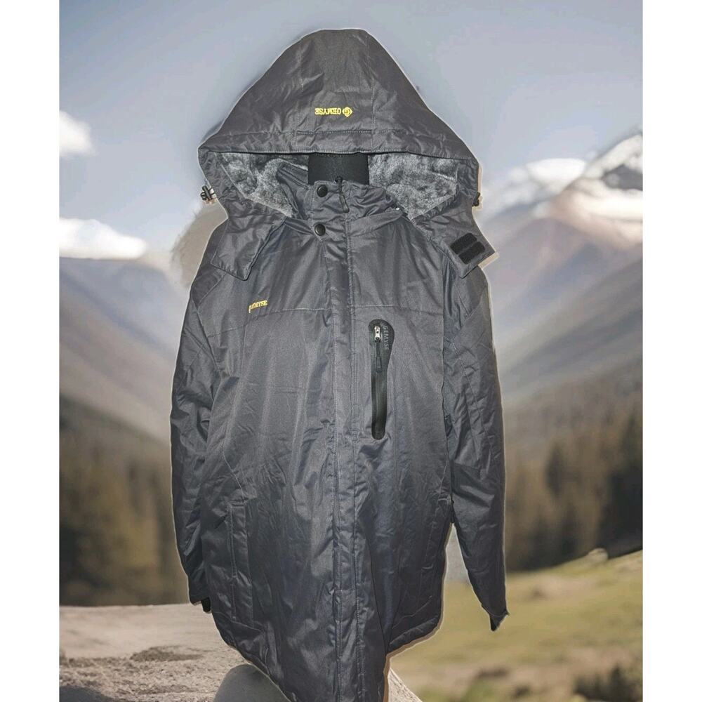 NEW GEMYSE Women's Ski Snow Jacket Warm Winter Waterproof Coat Size XXL